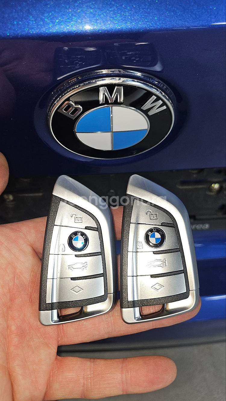 BMW 320i G20 3시리즈 스마트키 칼키 2EA 제작 + 근접도어(PKE) 기능까지 설정 완료!--3